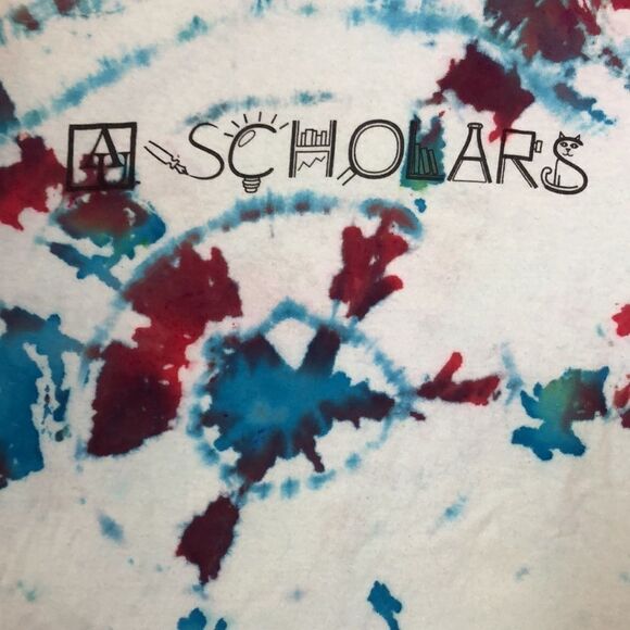 “AU Scholars” Vintage 1990’s Tie Die | One of a Kind | Medium - Picture 2 of 4